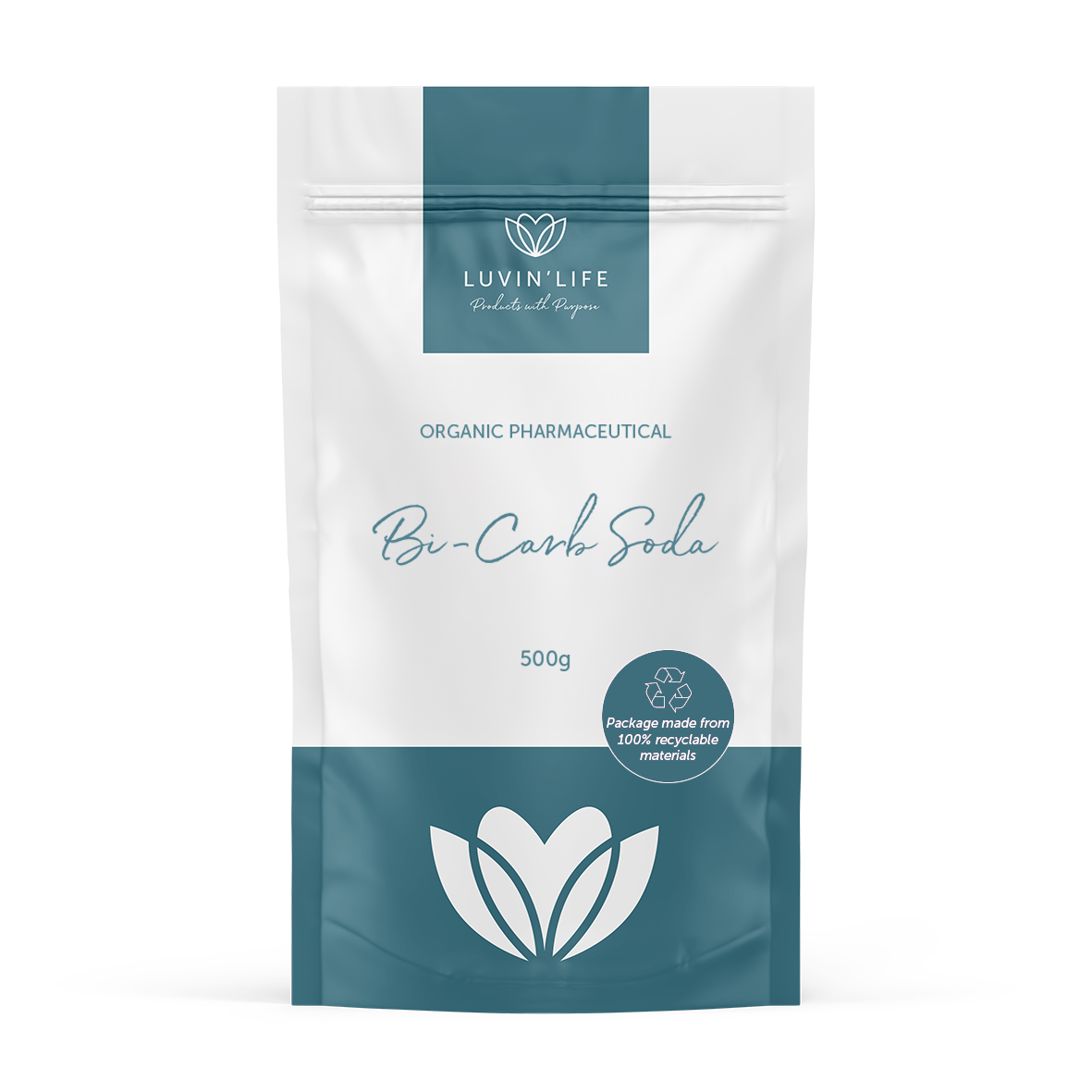 Food Grade Sodium Bicarbonate – Organic Baking Soda, Bicarb, Free From Aluminum, Long Expiry