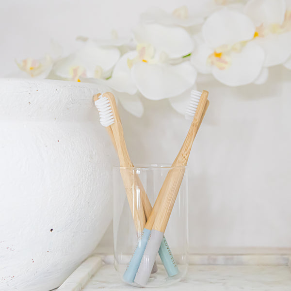 Adult Bamboo Toothbrush - Soft 4 Pack