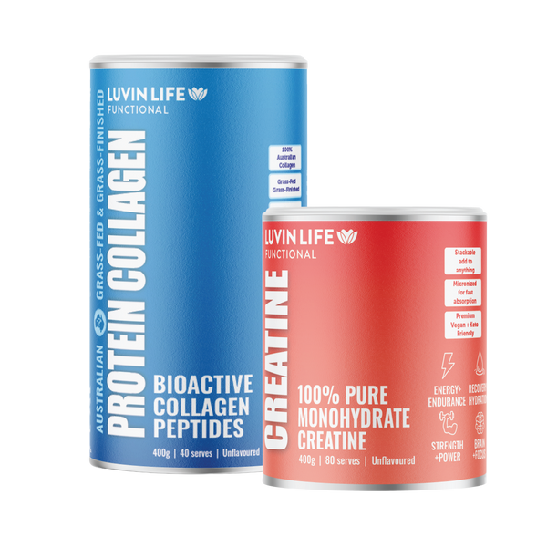 Australian Collagen 400g + Creatine  Monohydrate Bundle