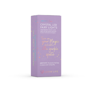 Crystal Fairy Lights - Amethyst