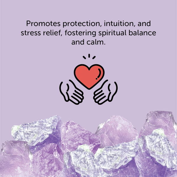 Crystal Fairy Lights - Amethyst