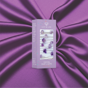 Crystal Fairy Lights - Amethyst