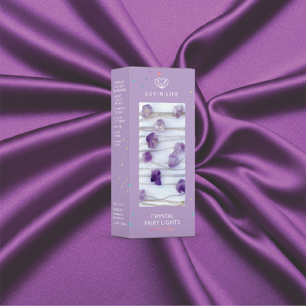 Crystal Fairy Lights - Amethyst