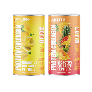 Australian Sourced Bioactive Collagen Peptides - Tropical & Zesty Lemon Combo Pack