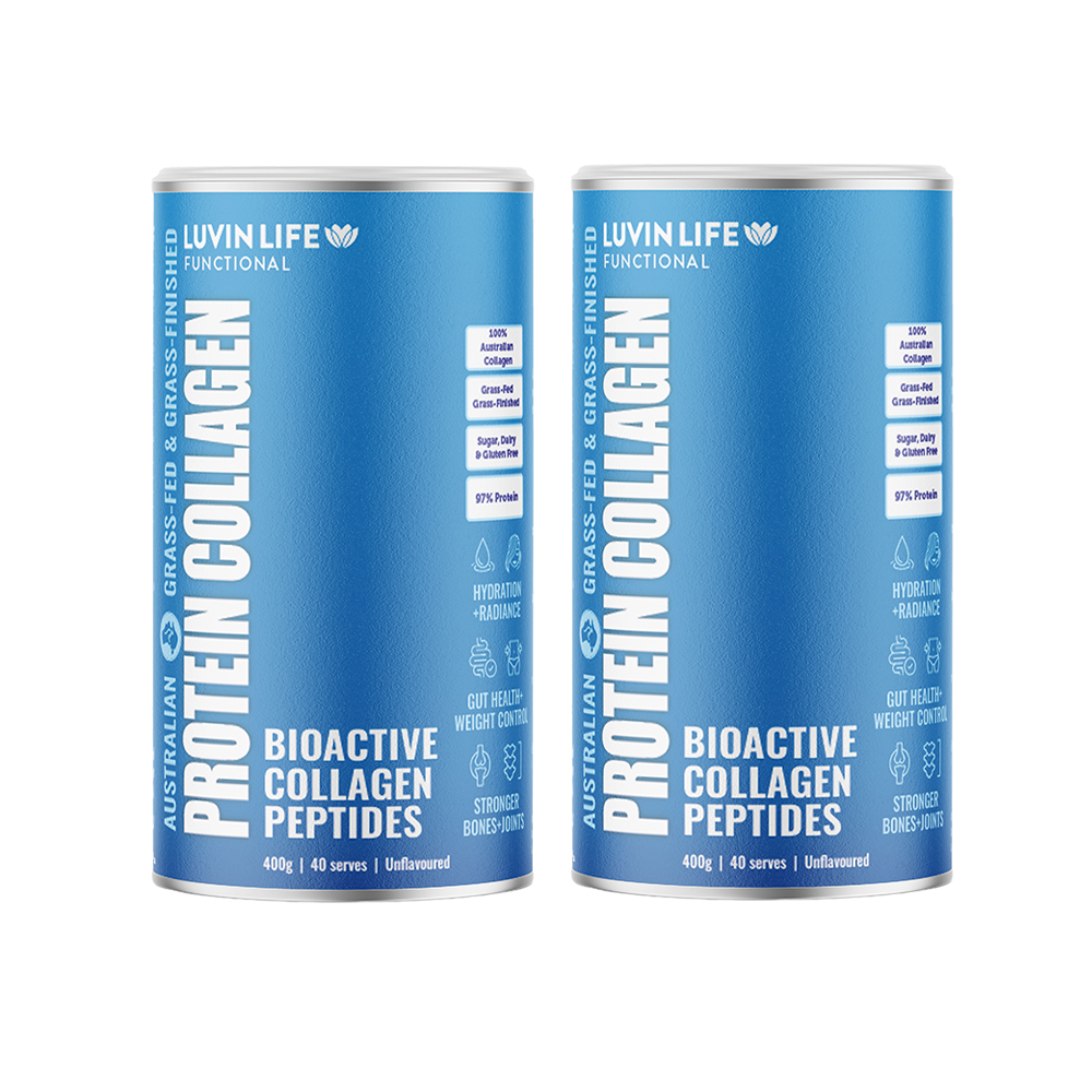 Luvin Life Australian Collagen Peptides - Unflavoured 400g (2 pack)
