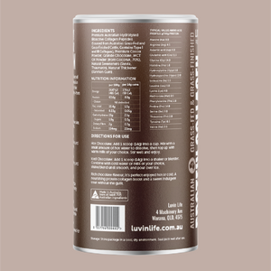 Luvin Life Australian Collagen Peptides - Chocolate 420g