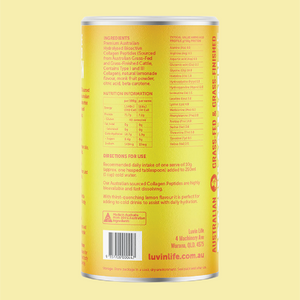 Luvin Life Australian Collagen Peptides - Lemon 400g