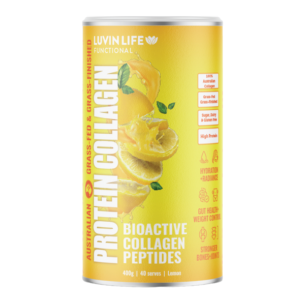 Luvin Life Australian Collagen Peptides - Lemon 400g
