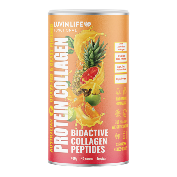 Luvin Life Australian Collagen Peptides - Tropical 400g