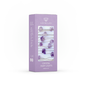 Crystal Fairy Lights - Amethyst