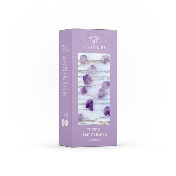 Crystal Fairy Lights - Amethyst