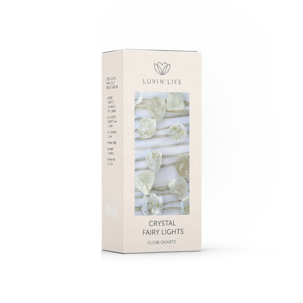 Crystal Fairy Lights - Clear Quartz