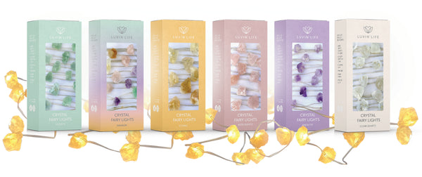 Crystal Fairy Lights - Fluorite