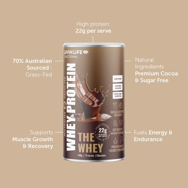 Luvin Life Whey Protein  - Chocolate 450g