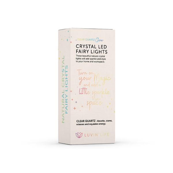 Crystal Fairy Lights - Clear Quartz