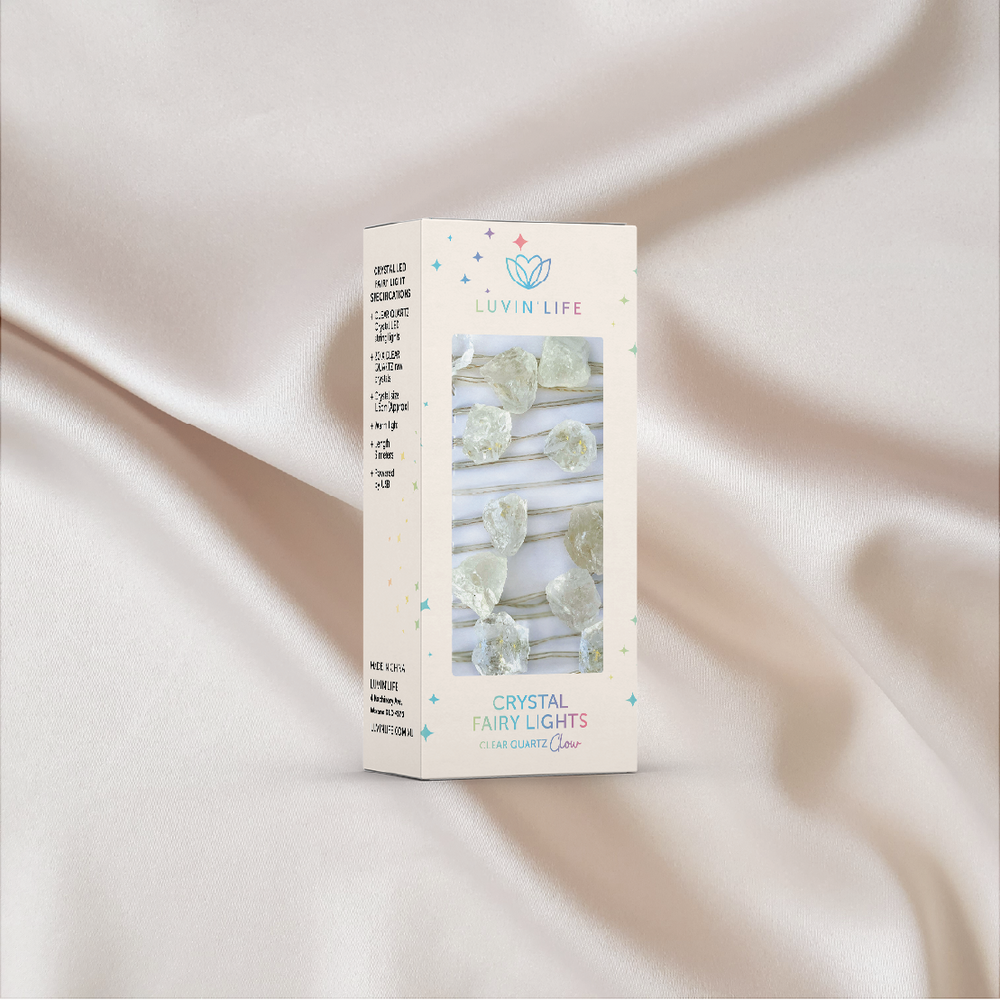 Crystal Fairy Lights - Clear Quartz