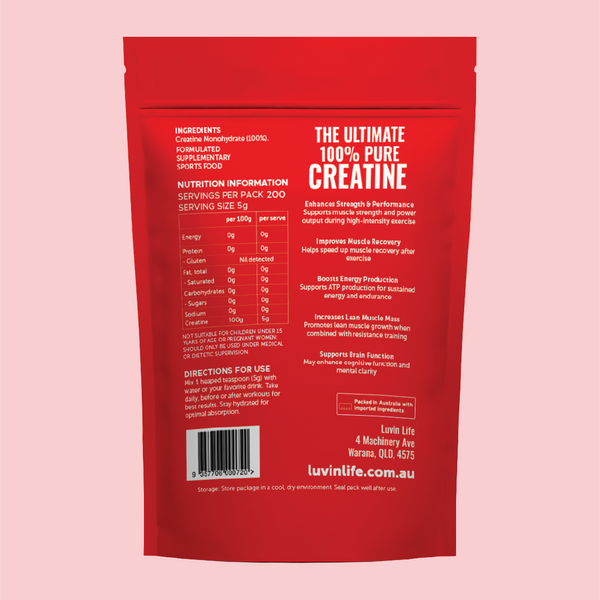 Luvin Life Creatine Powder