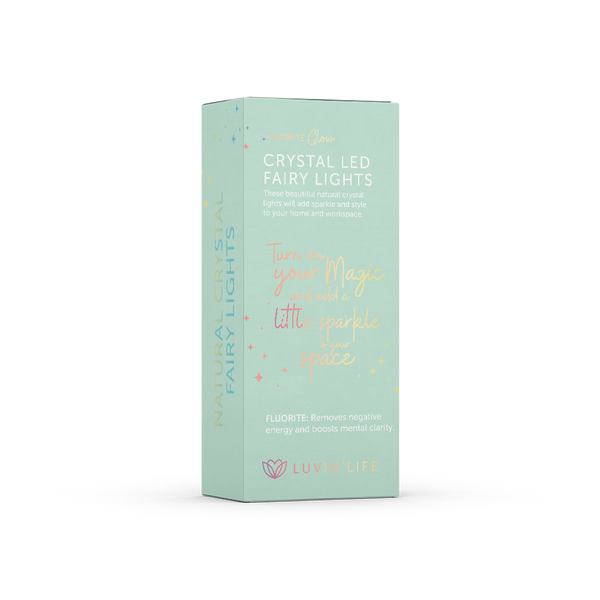 Crystal Fairy Lights - Fluorite