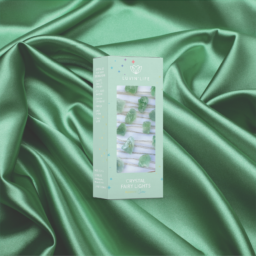 Crystal Fairy Lights - Fluorite