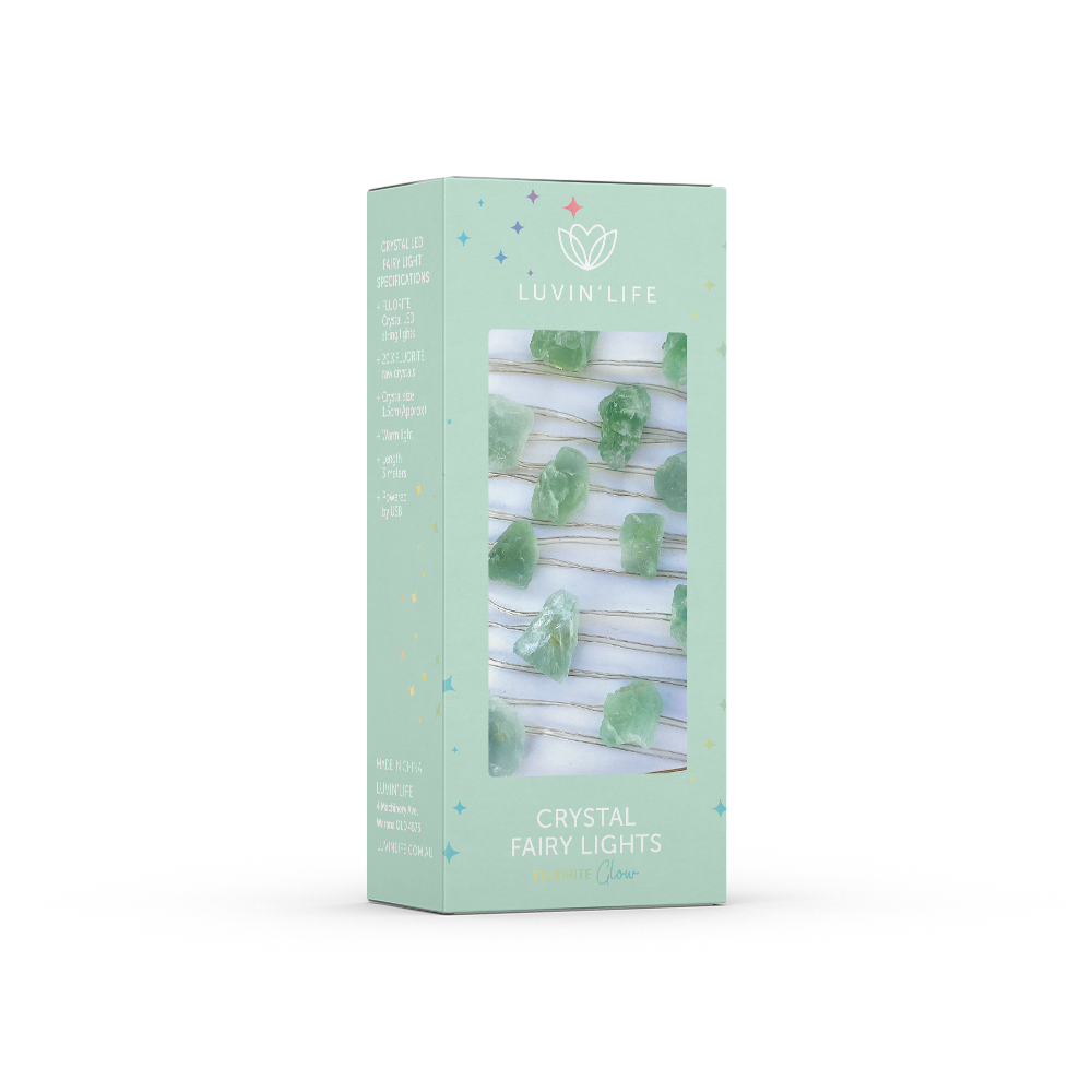 Crystal Fairy Lights - Fluorite