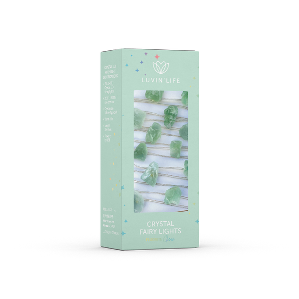 Crystal Fairy Lights - Fluorite