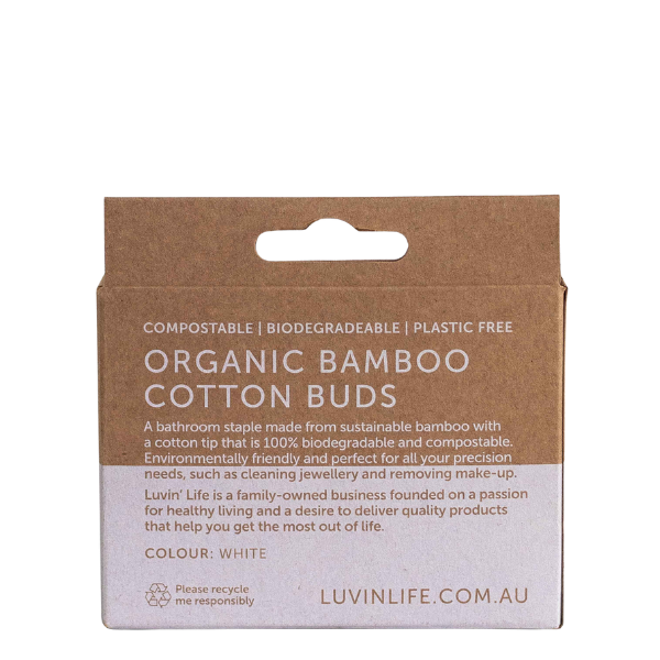 Organic Bamboo Cotton Buds