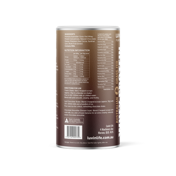 Luvin Life Whey Protein  - Chocolate 450g