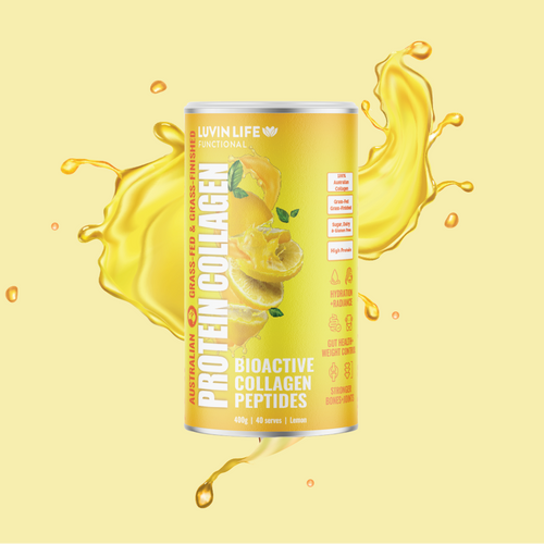 Luvin Life Australian Collagen Peptides - Lemon 400g
