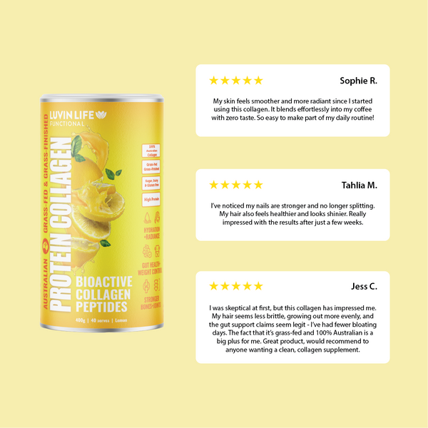 Australian Bioactive Collagen Peptides - Lemon 400g