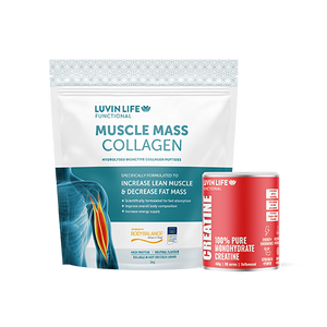 Muscle Mass Collagen 1kg + Creatine  Monohydrate Bundle