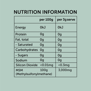 MSM (Methyl Sulphonyl Methane) Powder