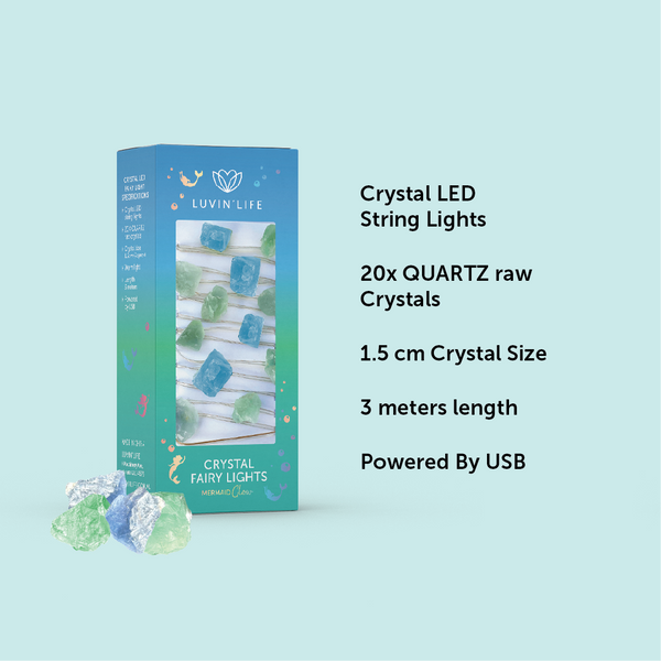 Crystal Fairy Lights - Mermaid Glow (New)
