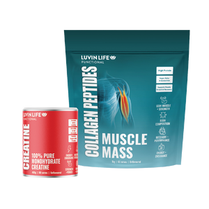 Muscle Mass Collagen 1kg + Creatine  Monohydrate Bundle