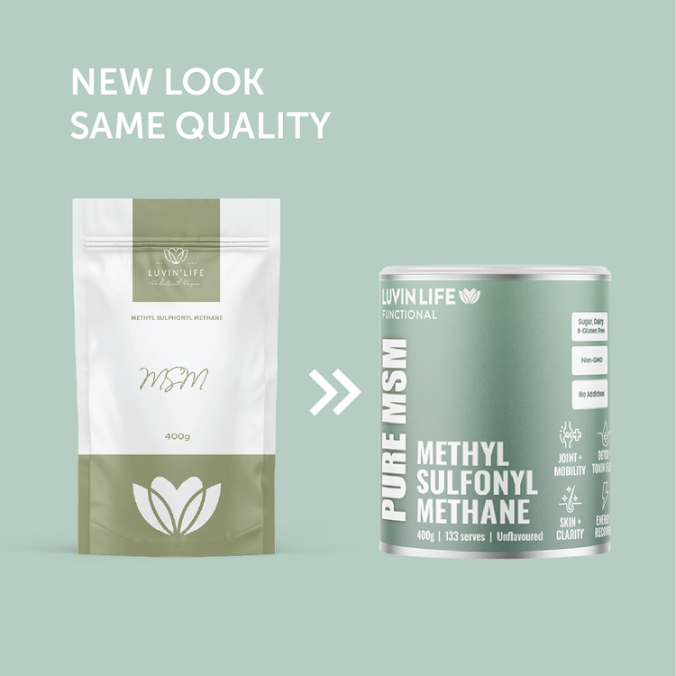 Luvin Life MSM Powder - Pure Methyl Sulphonyl Methane | Joint & Muscle ...