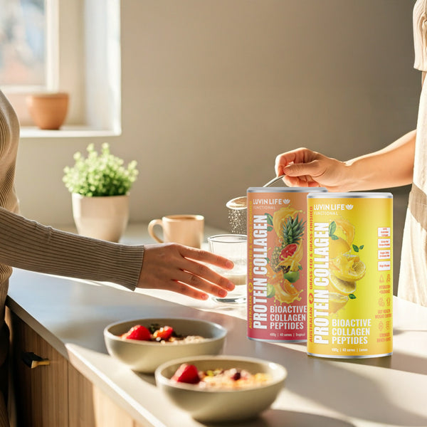 Australian Sourced Bioactive Collagen Peptides - Tropical & Zesty Lemon Combo Pack