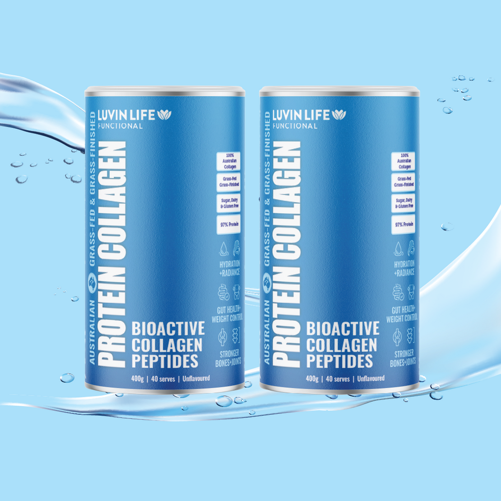 Luvin Life Australian Collagen Peptides - Unflavoured 400g (2 pack)