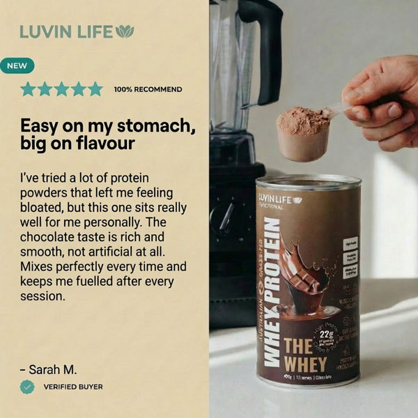 Luvin Life Whey Protein  - Chocolate 450g