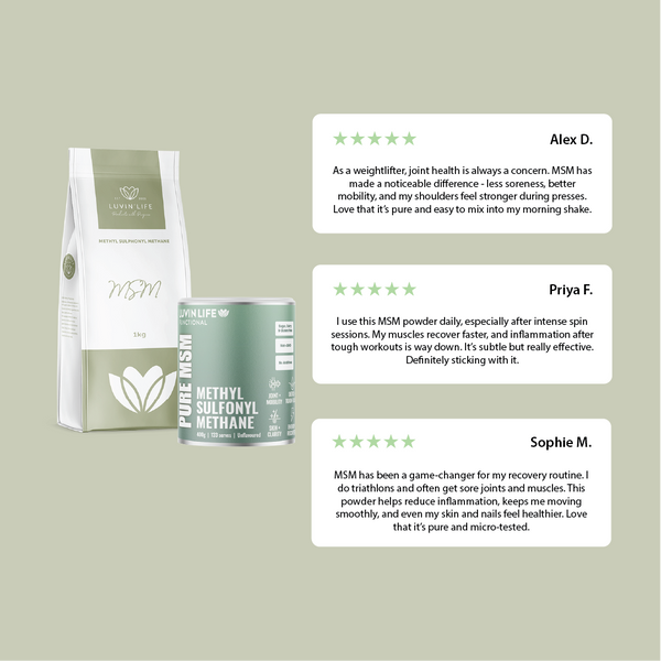 MSM (Methyl Sulphonyl Methane) Powder