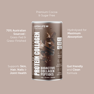 Luvin Life Australian Collagen Peptides - Chocolate 420g