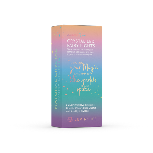 Crystal Fairy Lights - Rainbow Glow (New)