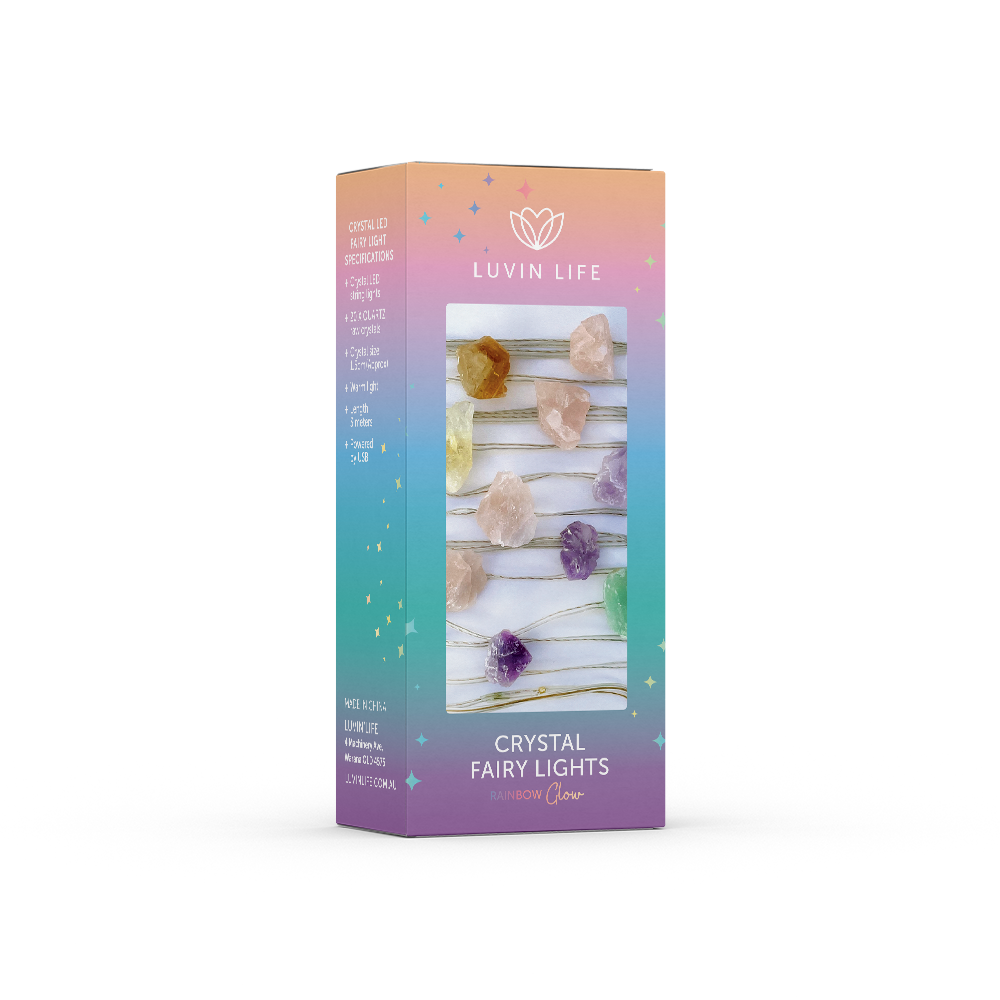 Crystal Fairy Lights - Rainbow Glow (New)