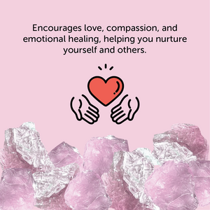 Crystal Fairy Lights - Rose Quartz