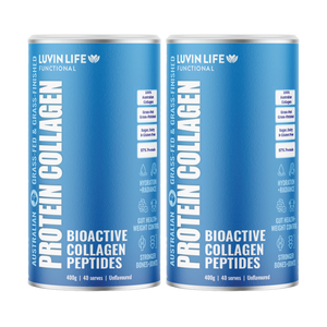 Luvin Life Australian Collagen Peptides - Unflavoured 400g (2 pack)