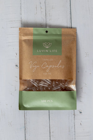 Unfilled Vege Capsules 100 pcs