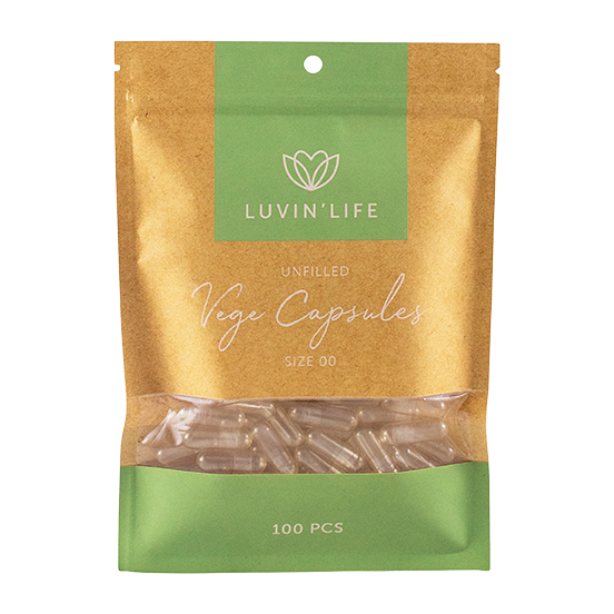 Unfilled Vege Capsules 100 pcs