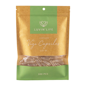 Unfilled Vege Capsules 100 pcs